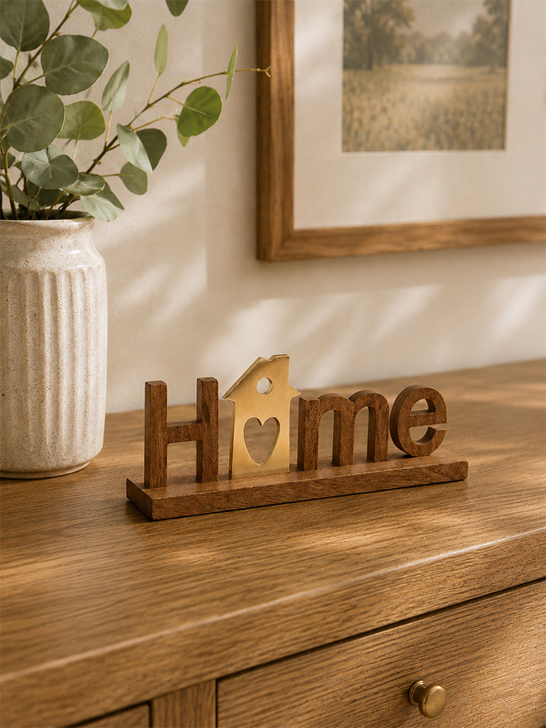 Westside Home Brown Wooden Decorative Object