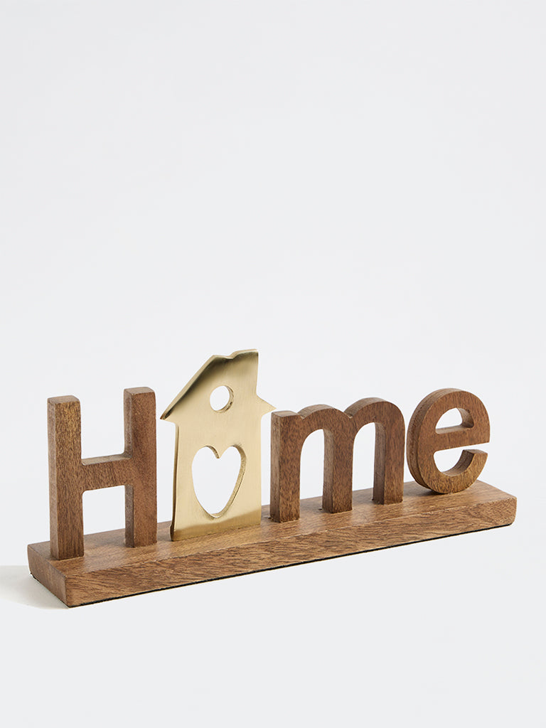 Westside Home Brown Wooden Decorative Object