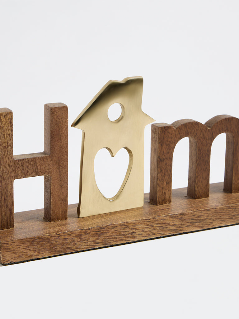 Westside Home Brown Wooden Decorative Object
