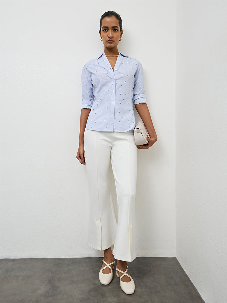 Wardrobe Blue Striped Shirt