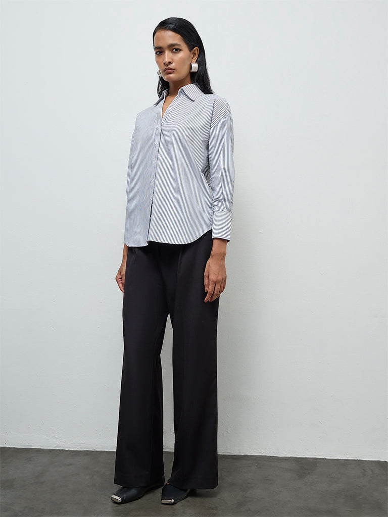 Wardrobe Black Striped Shirt