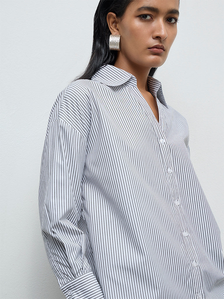 Wardrobe Black Striped Shirt