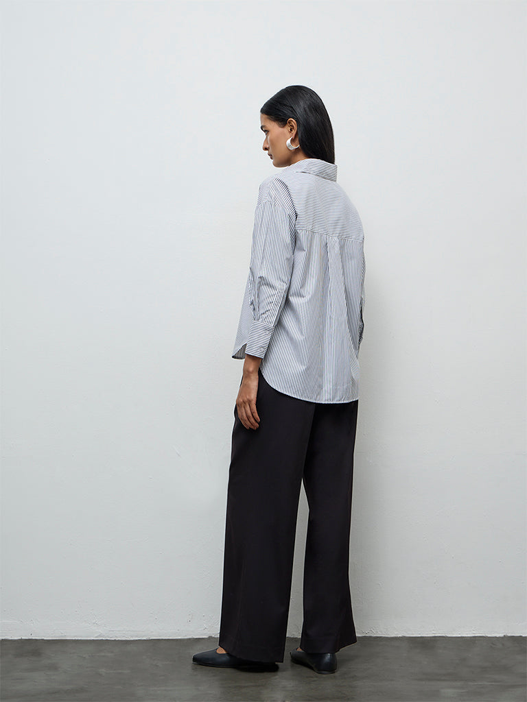 Wardrobe Black Striped Shirt