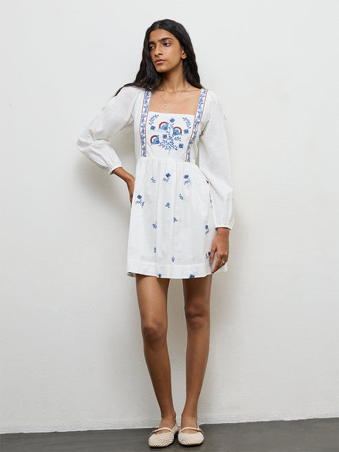 white christmas dresses Klingaru Girl Kurta and Pant Set main image 1