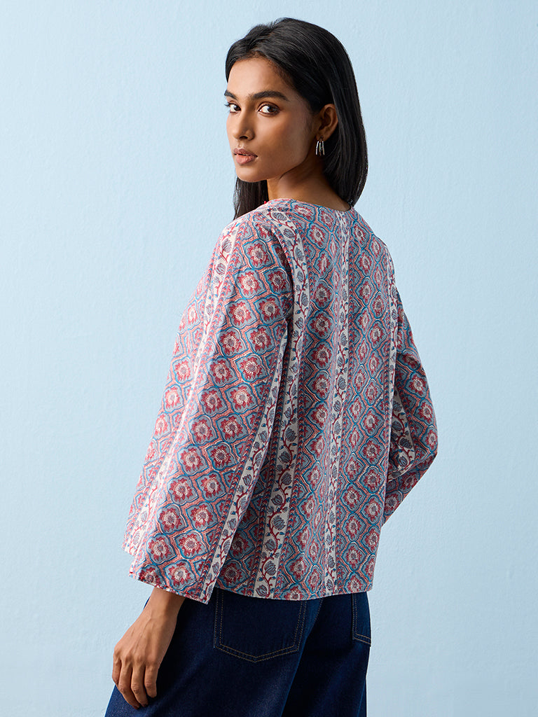 Utsa Multicolor Buta Printed Cotton Tunic