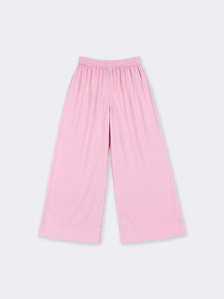 Utsa Pink Floral Design Pants