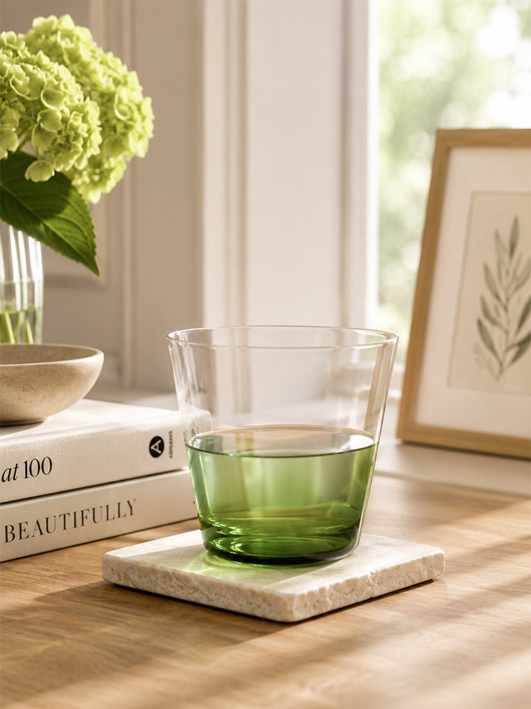 Westside Home Green Water Glass