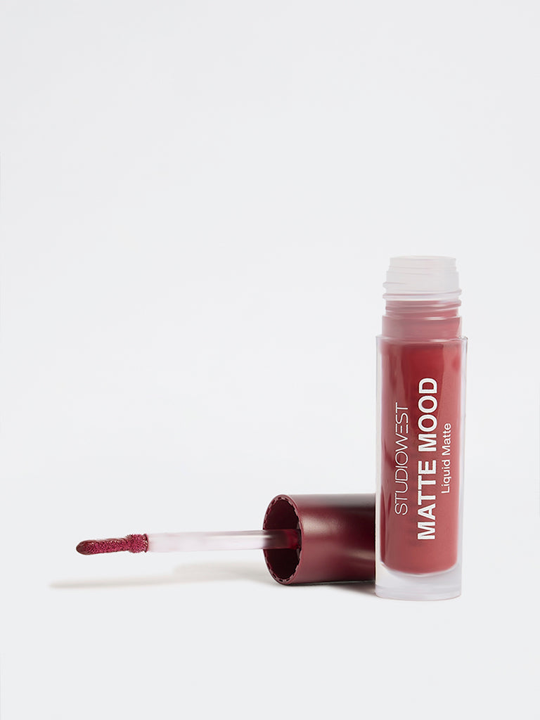 Studiowest Matte Mood Plum Liquid Lipstick - 6ML