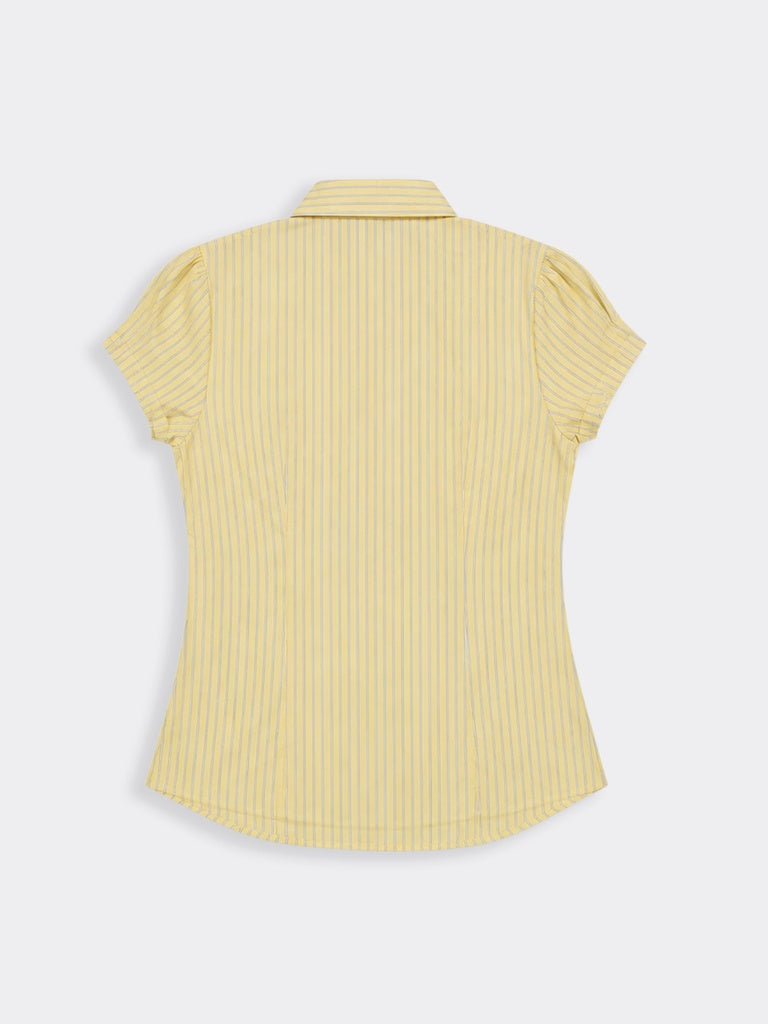 Wardrobe Light Yellow Striped Shirt