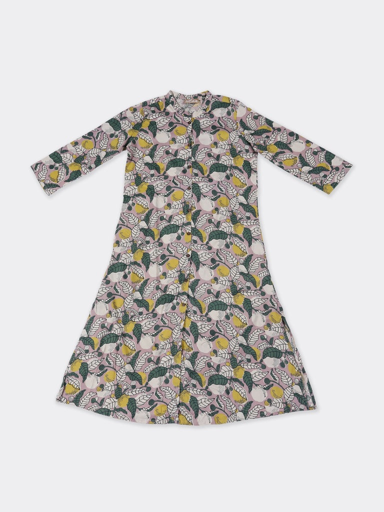 Utsa Multicolor Botanical Pattern A-Line Kurta