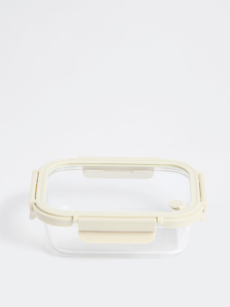 Westside Home Ivory Rectangular Lunch Box