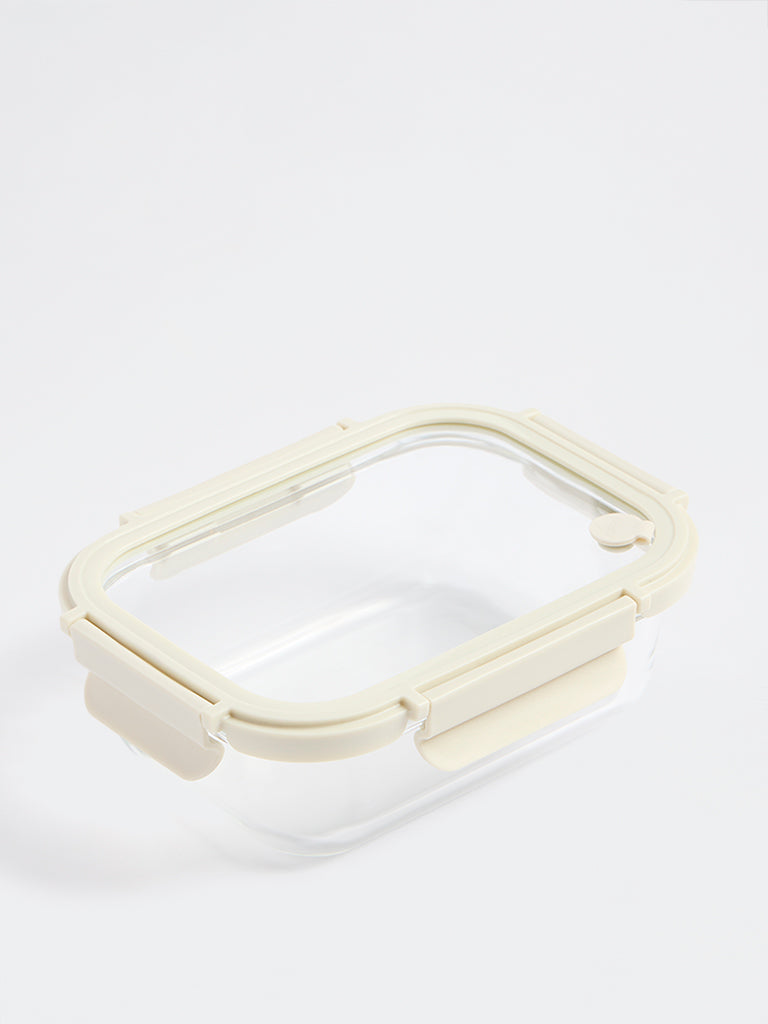 Westside Home Ivory Rectangular Lunch Box