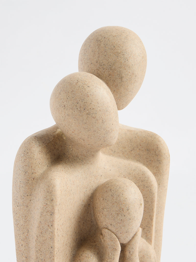Westside Home Light Beige Family Form Decorative Object