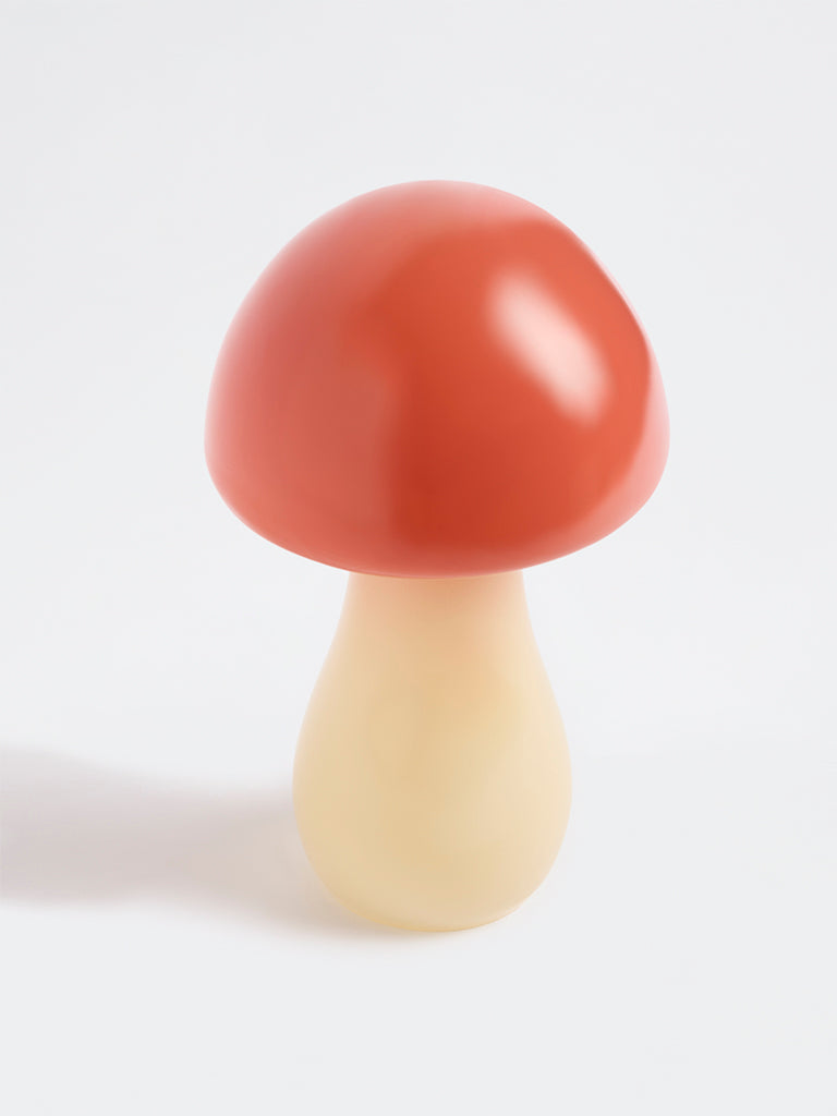 Westside Home Coral Glass Mushroom Decorative Object