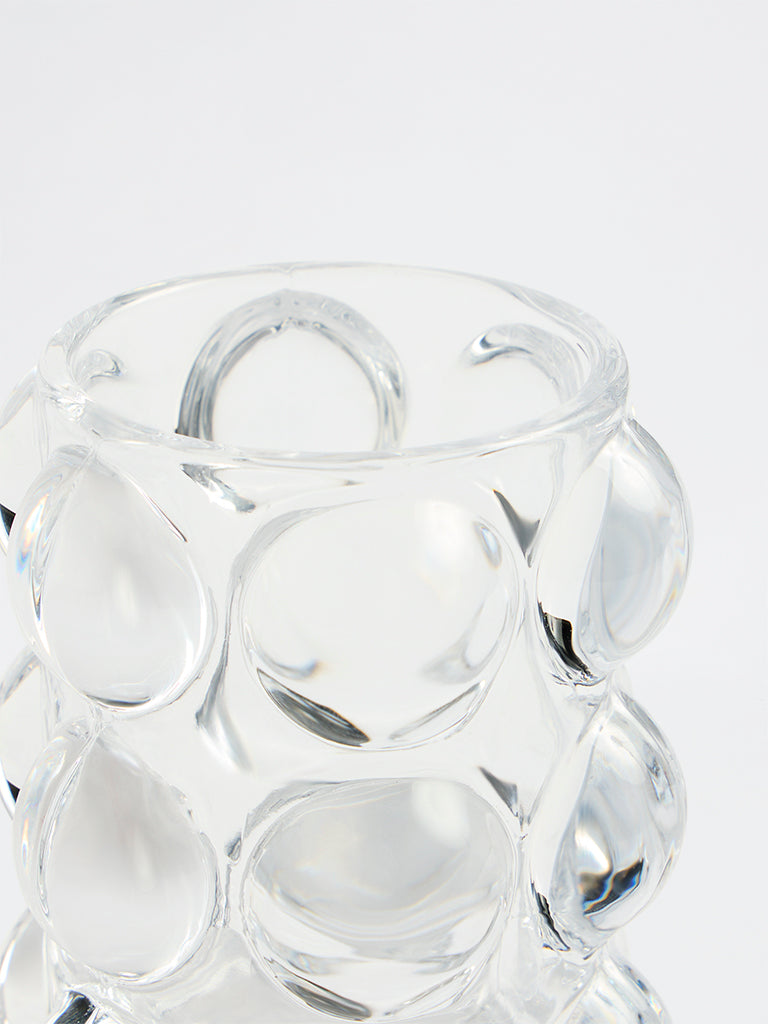 Westside Home Glass Bubble Votive Candle Holder