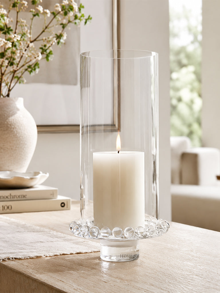 Westside Home Glass Bubble Tube Candle Holder