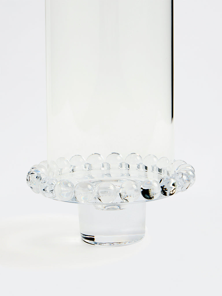 Westside Home Glass Bubble Tube Candle Holder