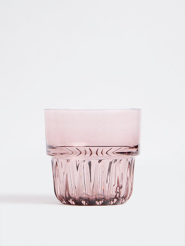 Westside Home Burgundy Stackable Glass