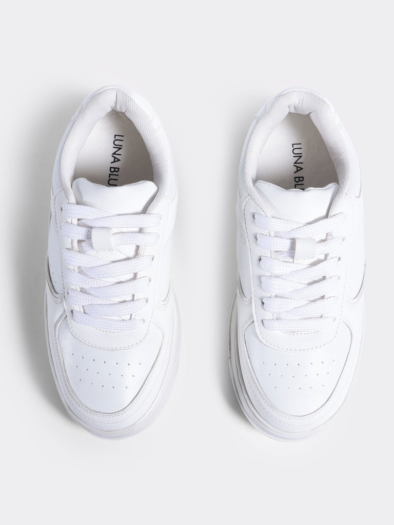 LUNA BLU White Sneakers