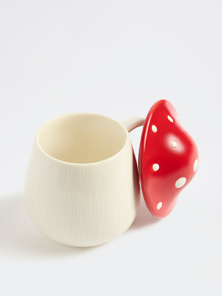 Westside Home Red Mushroom Mug