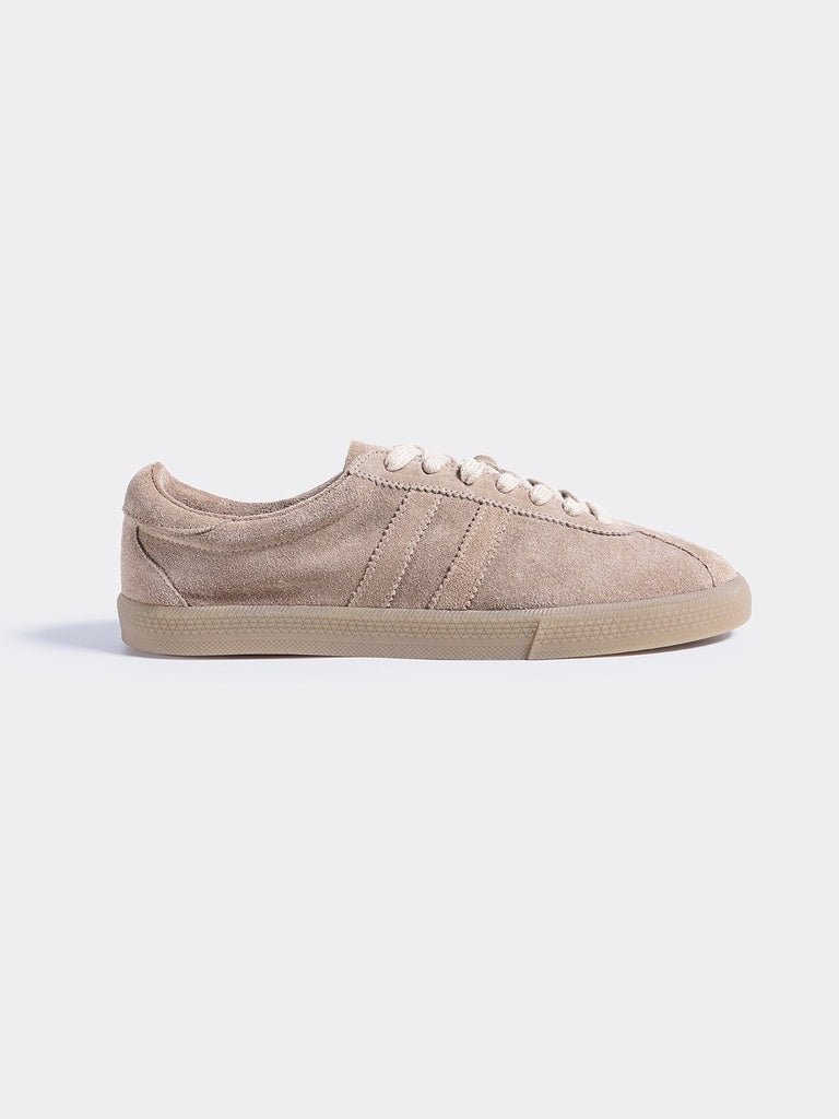 SOLEPLAY Brown Suede Lace Up Sneakers