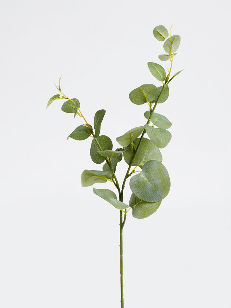 Westside Home Green Artificial Eucalyptus Leaf Stem