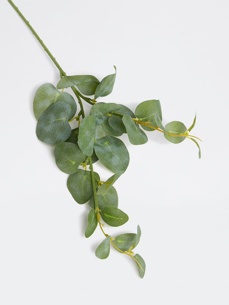Westside Home Green Artificial Eucalyptus Leaf Stem
