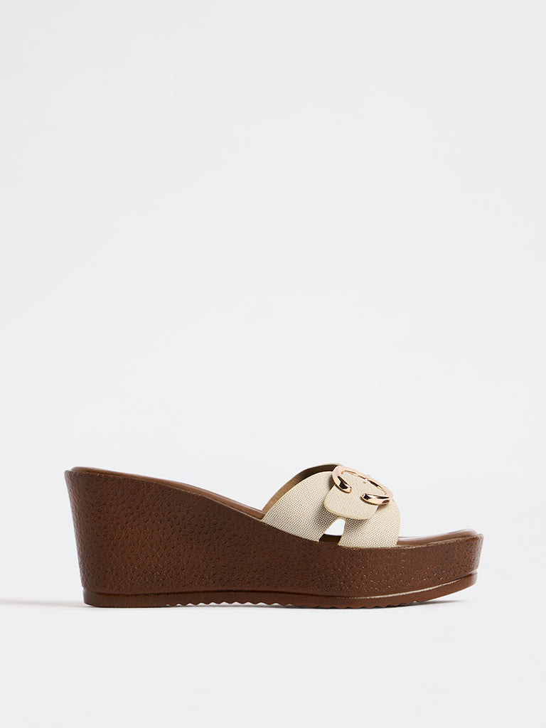 LUNA BLU Ivory Heel Sandals