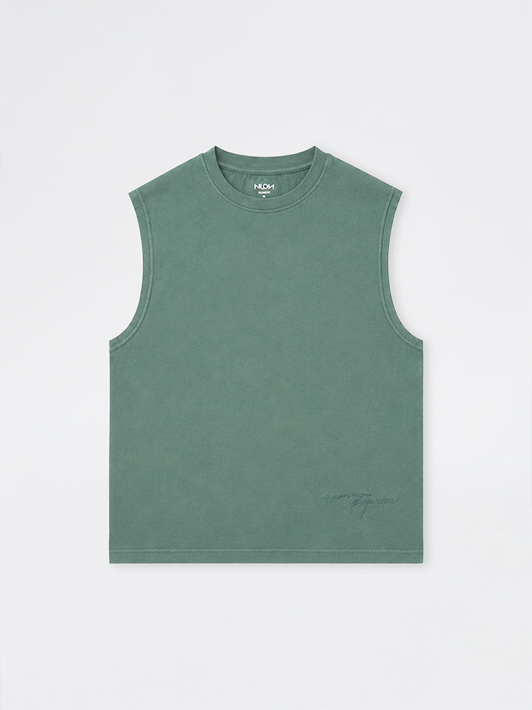 Nuon Green Relaxed-Fit Cotton T-Shirt