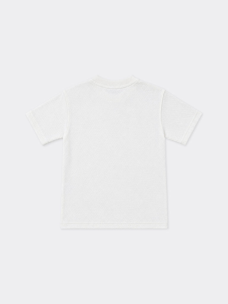 HOP Kids Boys Off-White Bear Racing Graphic Cotton T-Shirt
