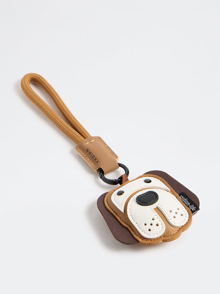 Westside Accessories Brown Dog Motif Bag Charm