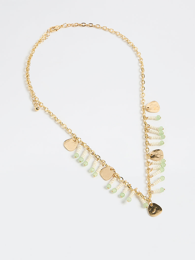 Westside Accessories Gold Boho Charm Necklace