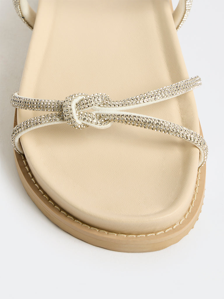 LUNA BLU Ivory Sandals