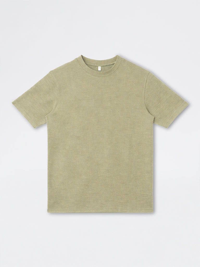 ETA Sage Textured Relaxed-Fit Cotton-Blend T-Shirt