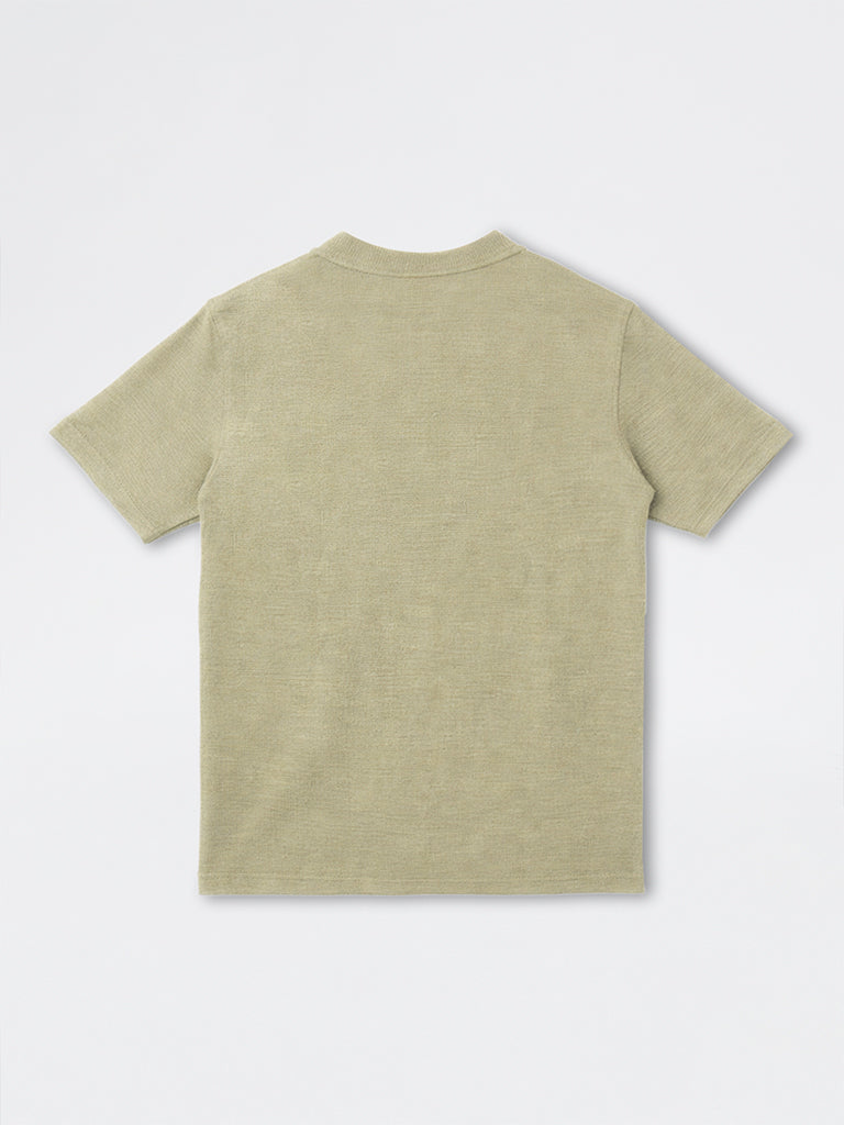 ETA Sage Textured Relaxed-Fit Cotton-Blend T-Shirt