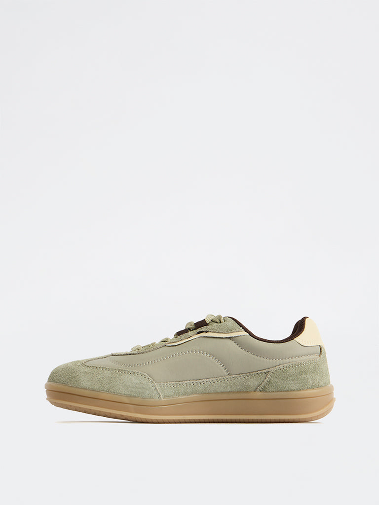 LUNA BLU Sage Lace-Up Suede Sneakers