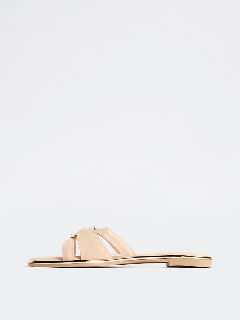 LUNA BLU Peach Slides