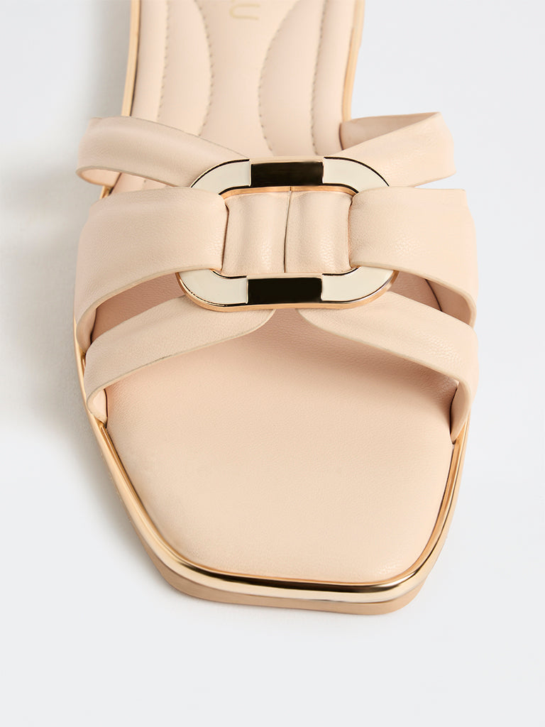 LUNA BLU Peach Slides