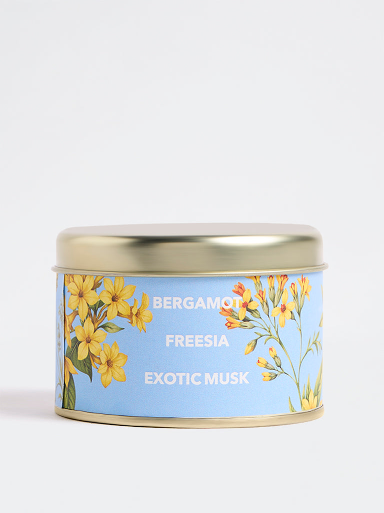 Westside Home Blue Scented Tin Candle