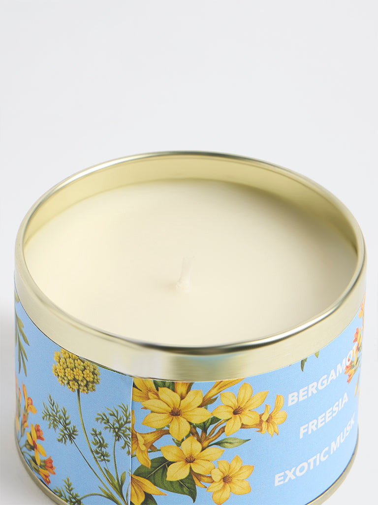 Westside Home Blue Scented Tin Candle