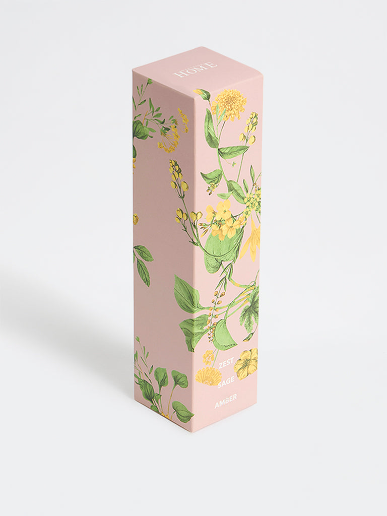 Westside Home Pink Zest, Sage and Amber Fragrance Diffuser with Five Reed Sticks