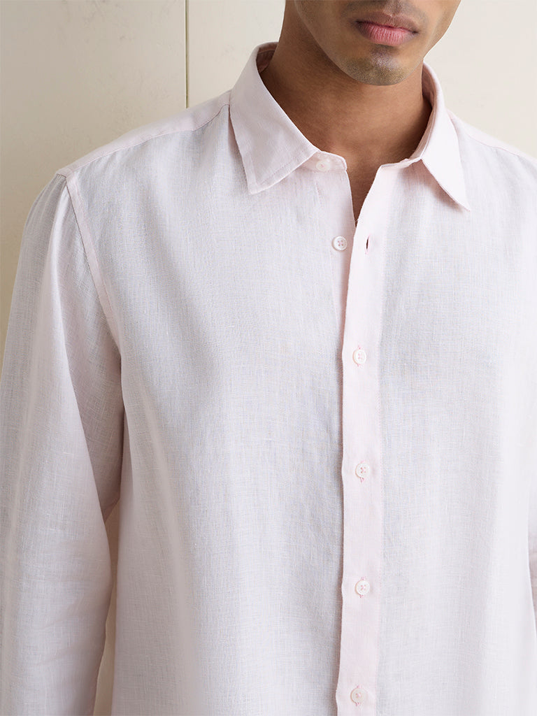 Ascot Light Pink Relaxed-Fit Shirt