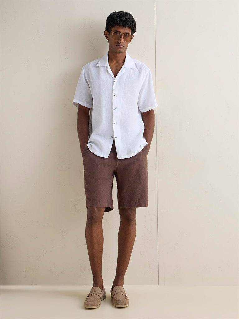 Ascot Off-White Relaxed-Fit Shirt