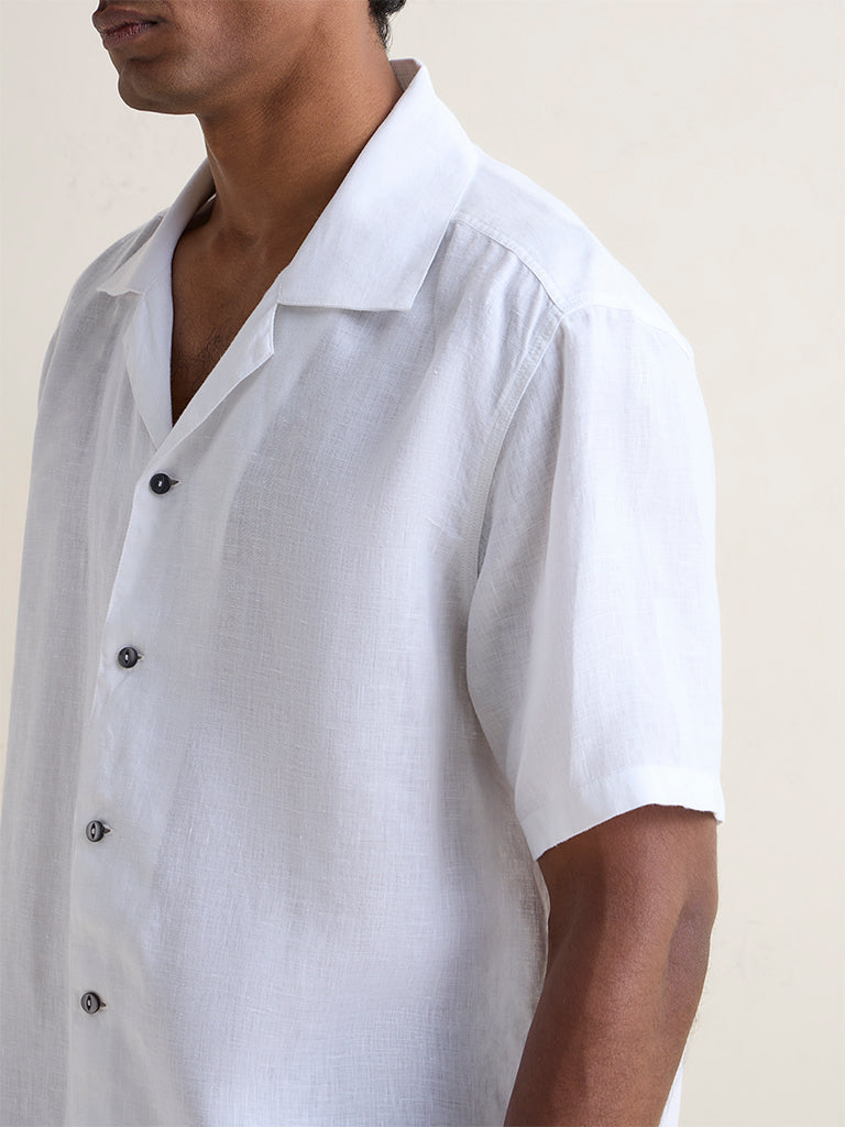 Ascot Off-White Relaxed-Fit Shirt