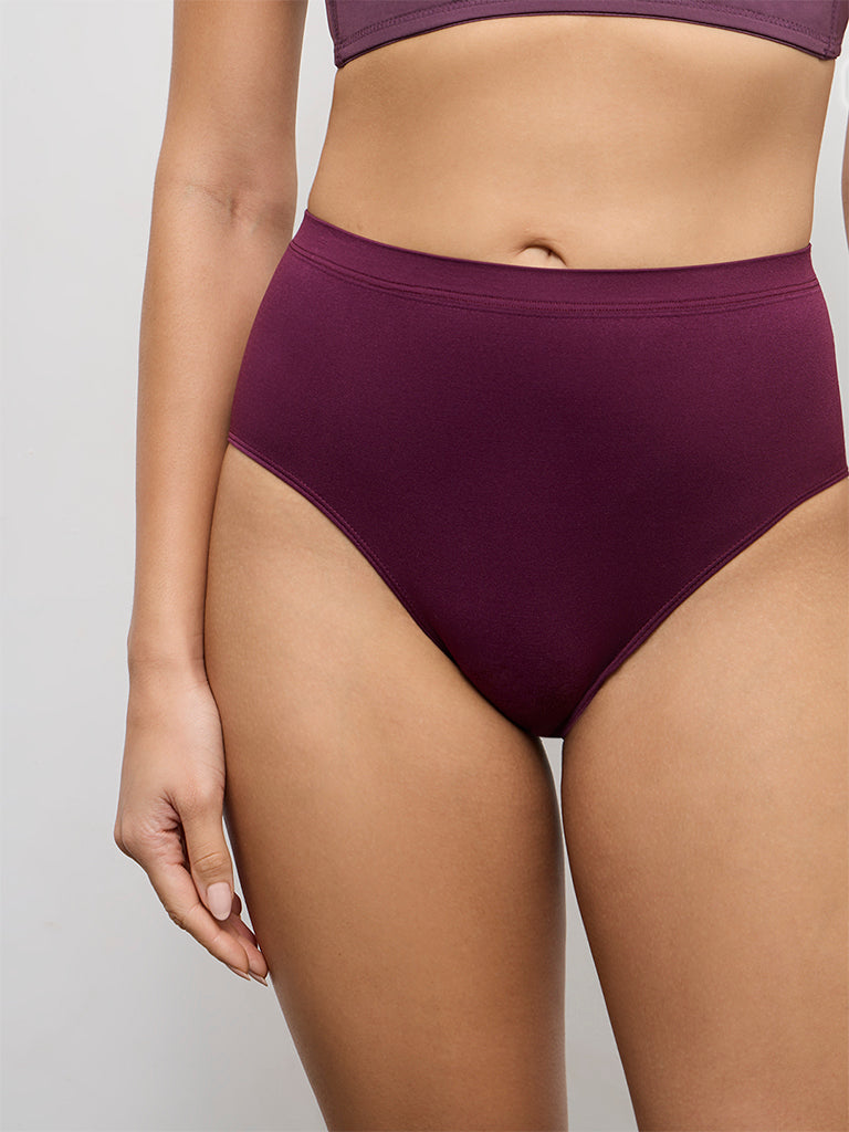Wunderlove Plum Full Briefs