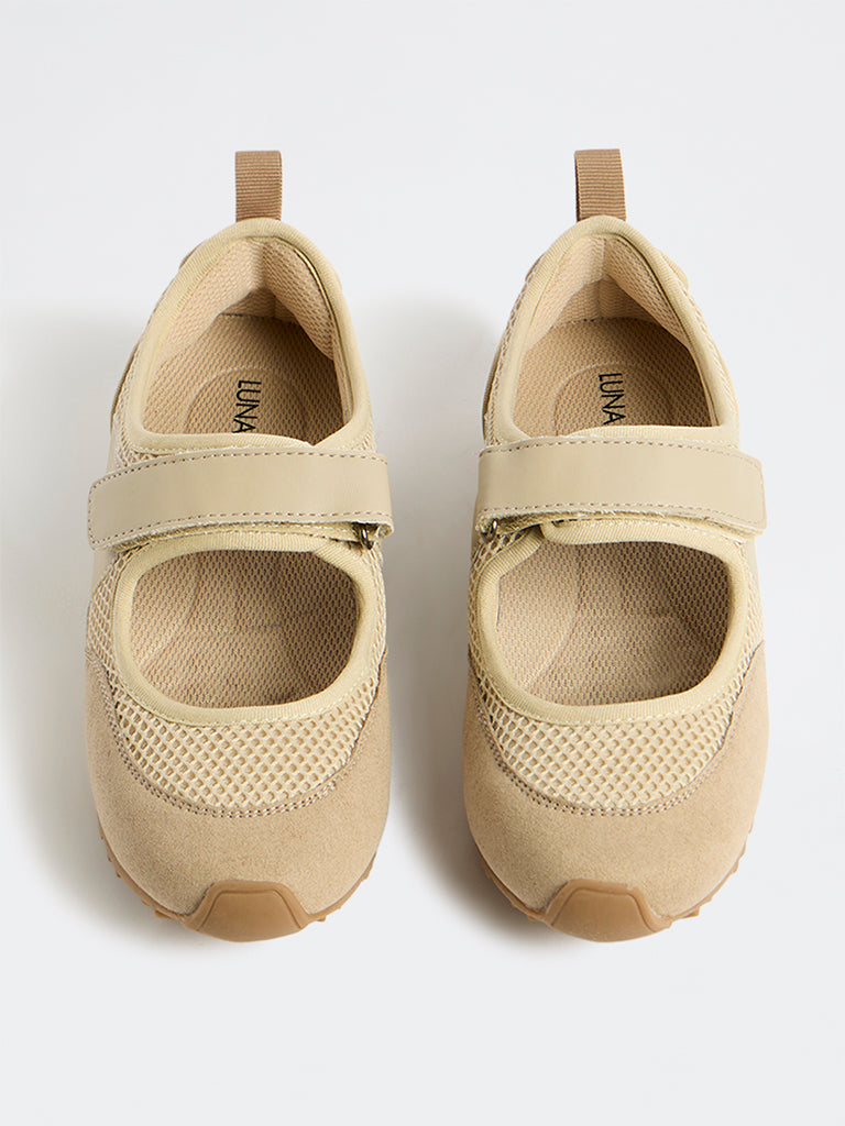 LUNA BLU Beige Mary Jane Shoes