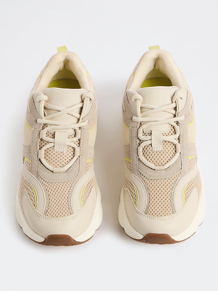LUNA BLU Peach Chunky Sneakers
