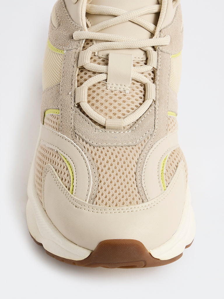 LUNA BLU Peach Chunky Sneakers
