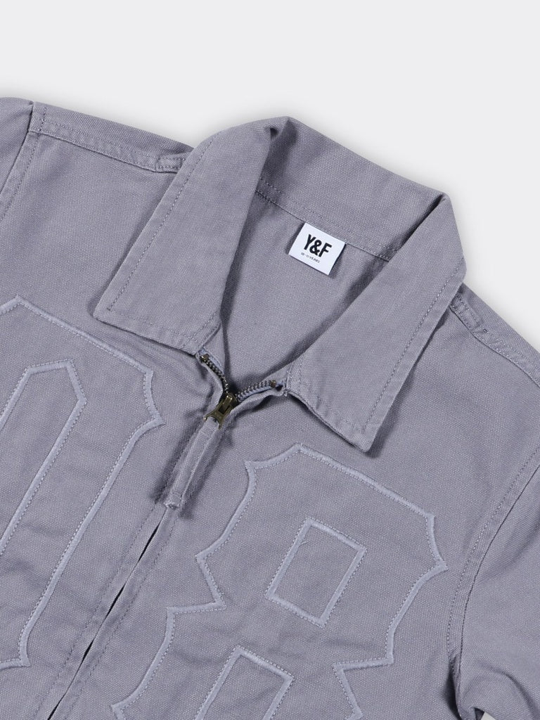 Boys Grey Solid Cotton Regular Fit Short Sleeve Shirt