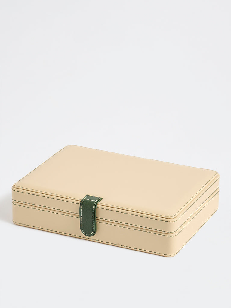 Westside Home Ivory Rectangular Jewellery Box - Large